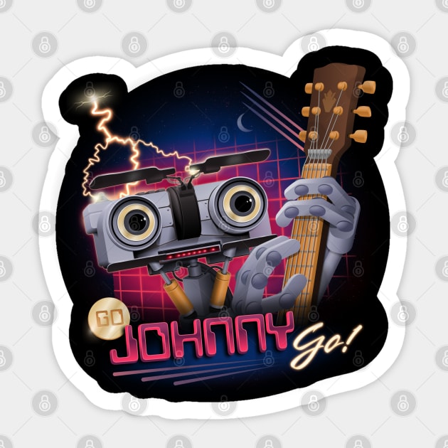 Go Johnny Go! Sticker by visualcraftsman